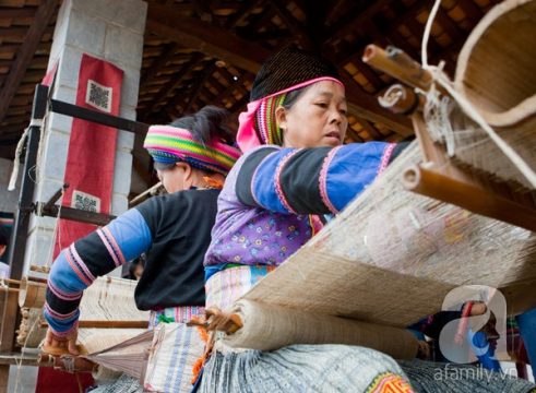 Dệt lanh truyền thống ở Hà Giang 