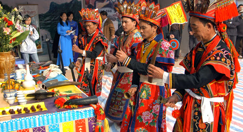 Lễ hội cấp sắc của dân tộc Dao ở Hoàng Su Phì- Ảnh Anh Tuấn TTXVN