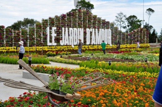 vuon hoa Le Jardin D'Amo Du lịch Bà Nà Hills